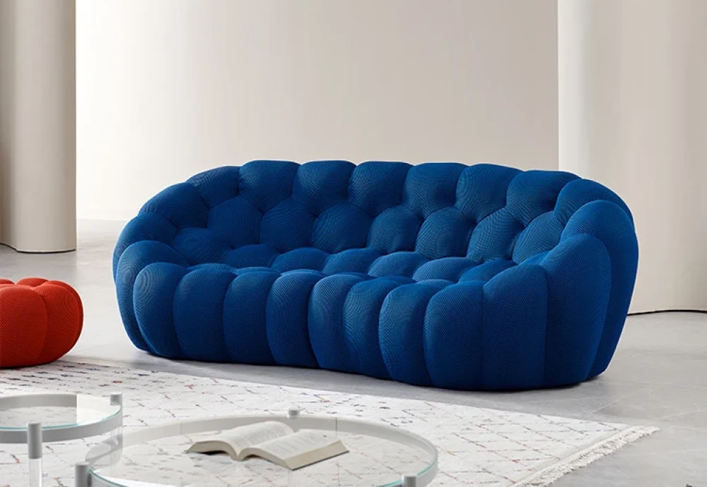 bubble 2 curved 3-4 seat sofa